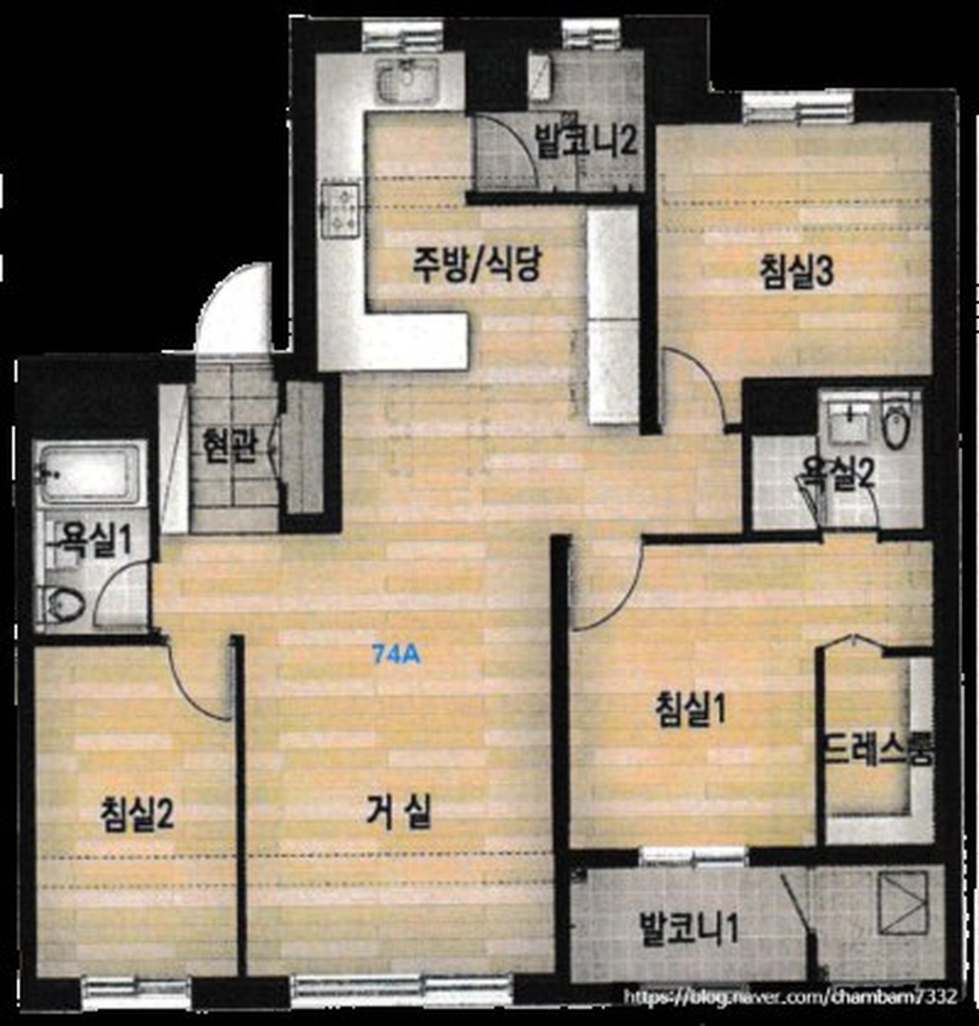 59A형 평면도