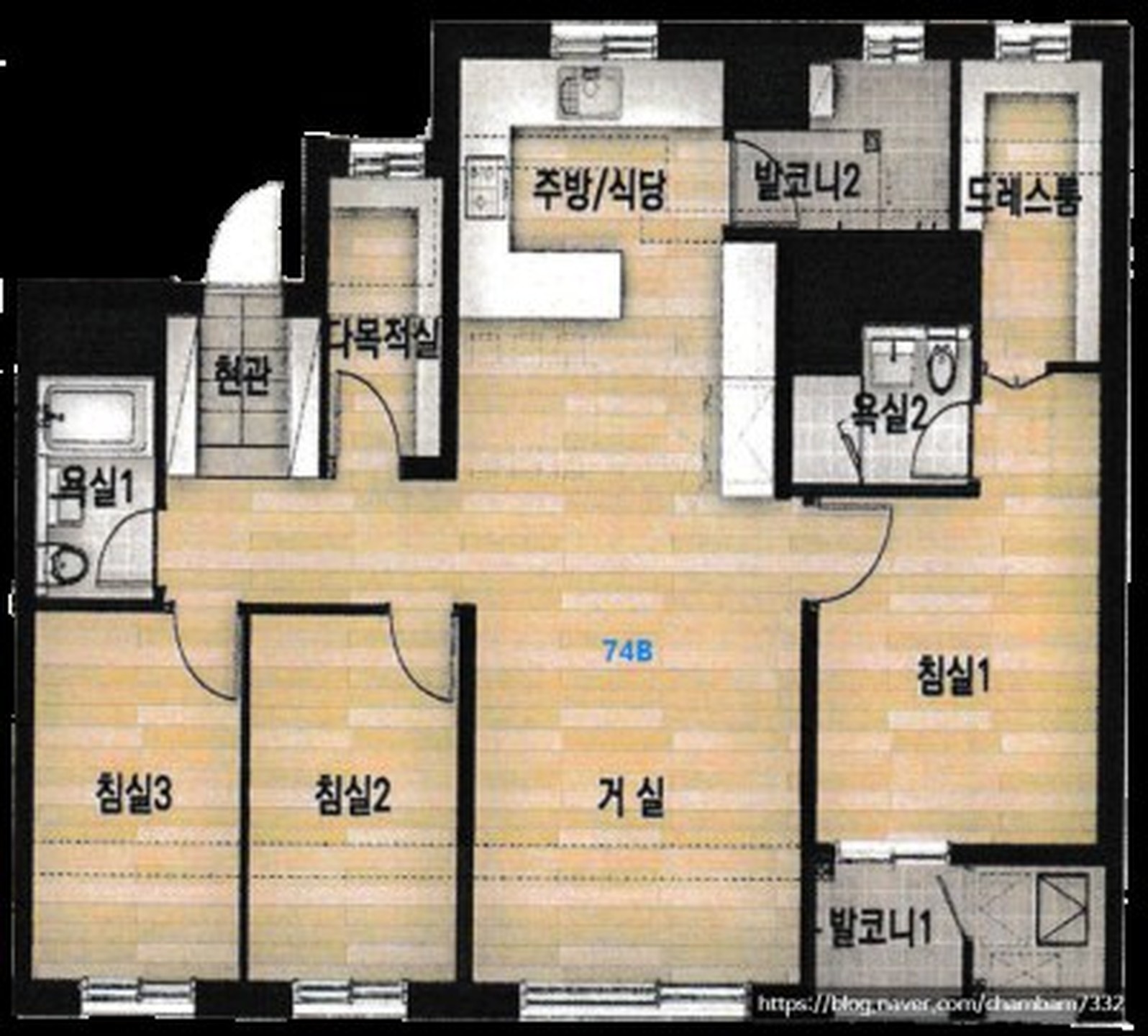 59B형 평면도
