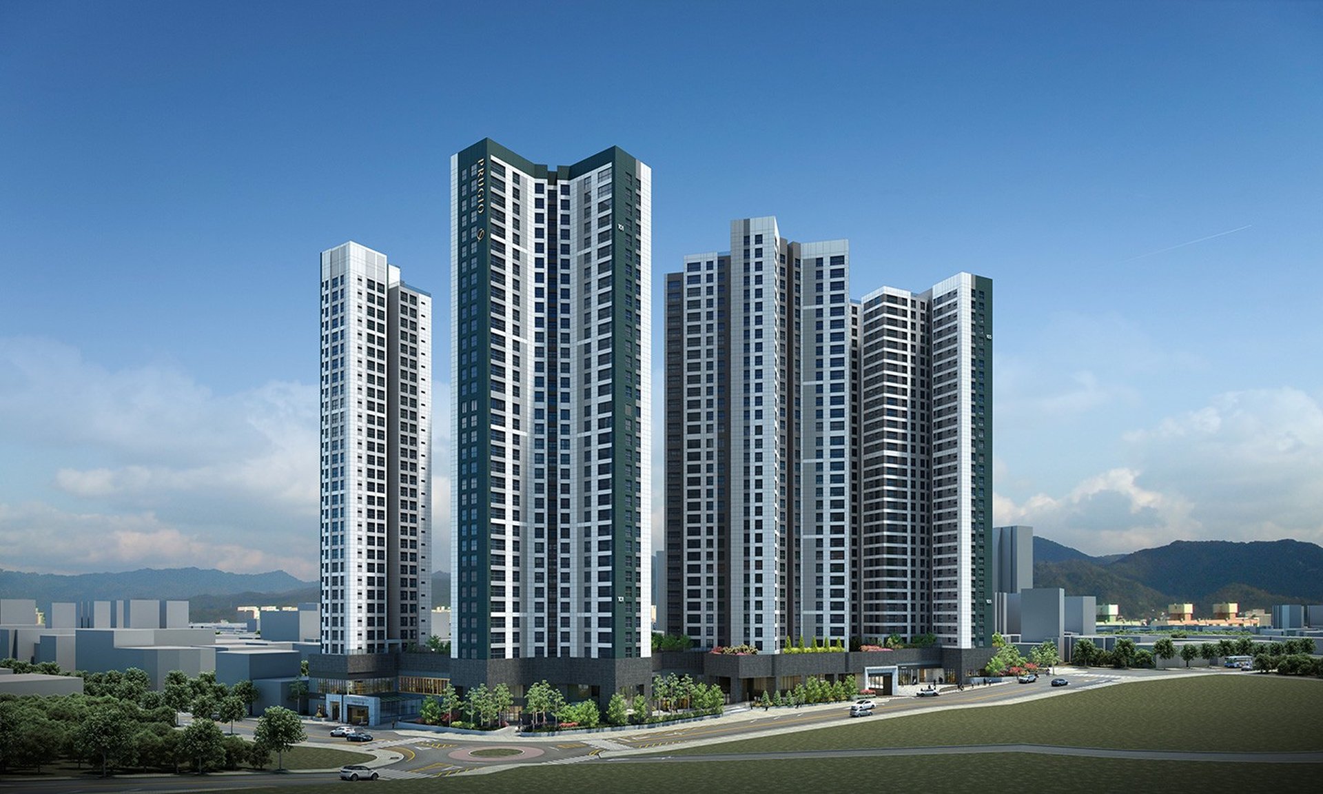 대구 동구 신천동, 540세대 규모 '벤처밸리 푸르지오' 분양 본격화